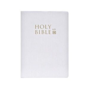 ❤️ 🆕 HOLY BIBLE King James Version Old & New Testament, White Cover, KJV SEALED